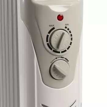 Обогреватель Vitek VT-1710 W, масляный, 2500 Вт, 11 секций, 25 м2, белый