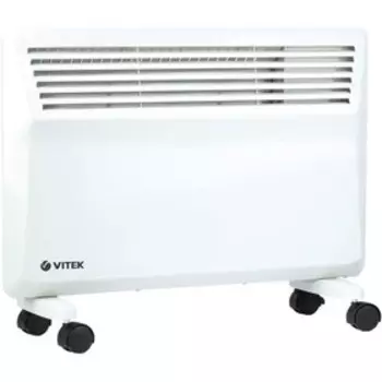 Обогреватель Vitek VT-2176, конвекторный, напольный, 1600 Вт, до 20 м, белый
