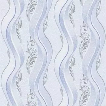 Обои бумажные, акриловые Саратовские обои П286-01 "Мечта-А" голубой, 0,53x10 м