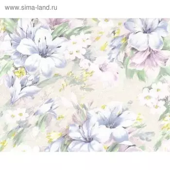 Обои бумажные, гофрированные 3234-21 С6ГР Акварель, 0,53x10 м