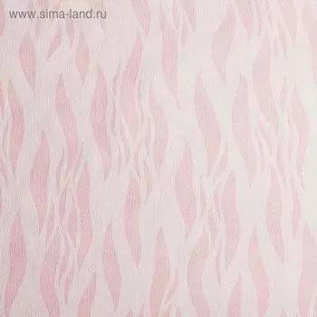 Обои бумажные "Водоросли" розовые, 0,53 x 10,05 м