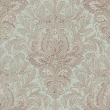 Обои дуплекс на бумажной основе Malex Царевна 224422-3 кофе-мята 0,53*10м