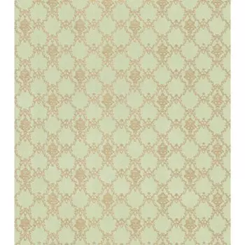 Обои дуплекс на бумажной основе Malex Жанет 234762-7 зеленый 0,53*10м