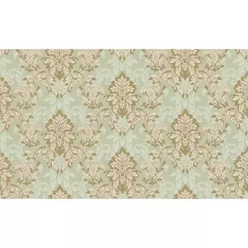 Обои горячее тиснение на флизелине Malex Миледи 4122-7 зеленый 1,06*10м