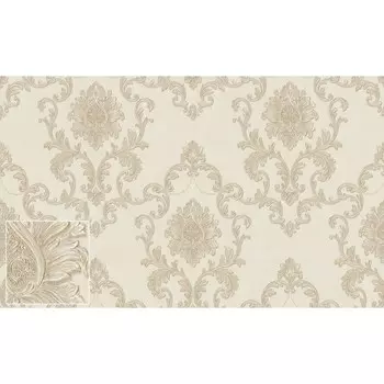 Обои горячее тиснение на флизелине Malex Монте Карло 4103-4 золото 1,06*10м