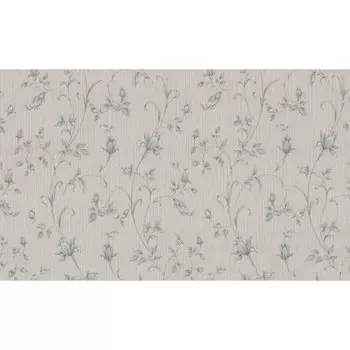 Обои горячее тиснение на флизелине Malex Рената 4142-3 тауп-бирюза 1,06*10м