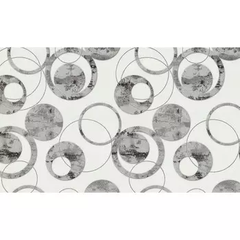 Обои горячее тиснение на флизелине Malex Сфера 4152-1 черно-белый 1,06*10м