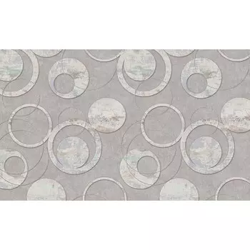 Обои горячее тиснение на флизелине Malex Сфера 4152-5 серый 1,06*10м