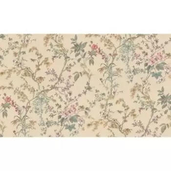 Обои горячее тиснение на флизелине Malex Шинуазри 4128-4 теплый бежевый 1,06*10м