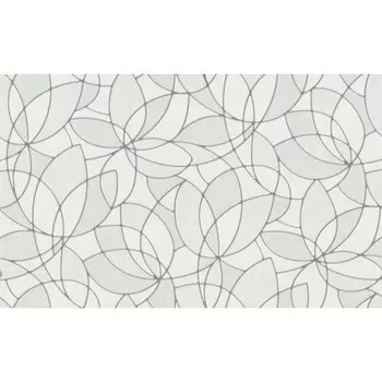 Обои горячее тиснение на флизелине Malex Витраж 4150-1 черно-белый 1,06*10м