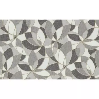 Обои горячее тиснение на флизелине Malex Витраж 4150-9 черно-золотой 1,06*10м