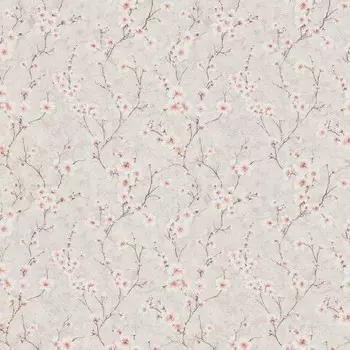 Обои на бумажной основе Цветущий, 0,53х10,06 м, 231412-2