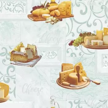 Обои виниловые на бумажной основе "Саратовские обои" В010-04 "Чиз" 0,53*10м