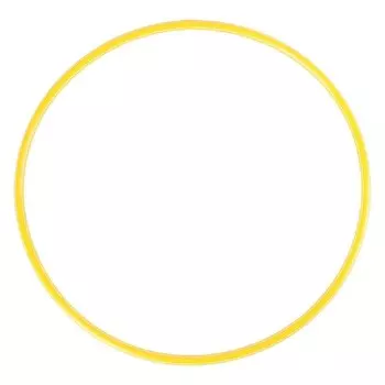 Обруч, диаметр 50 см, цвет жёлтый