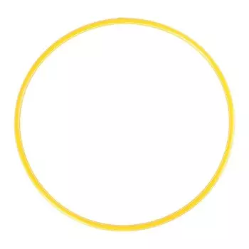 Обруч, диаметр 70 см, жёлтый