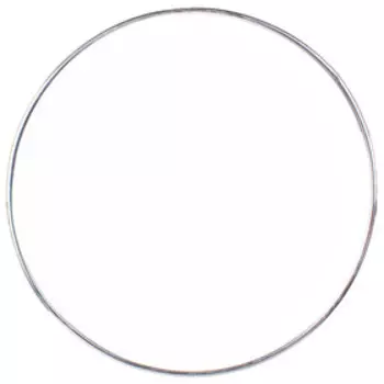 Обруч для художественной гимнастики, d=60 см, цвет серебристый