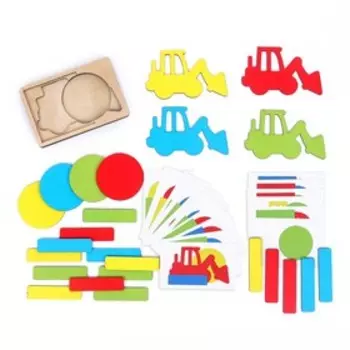 Обучающая игра «Стройка. Повтори по образцу»