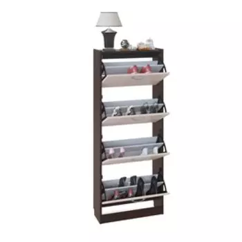 Обувница закрытая «СОКОЛ. ТО-24», 6002201500 мм, цвет венге/белёный дуб