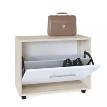 Обувница закрытая «СОКОЛ. ТП-1», 600287482 мм, цвет дуб сонома/белый