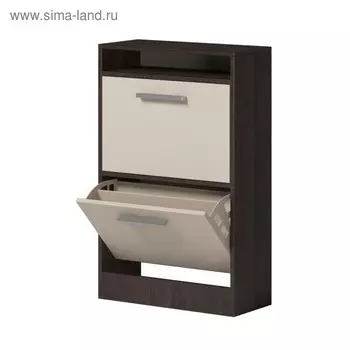 Обувница Энтер, 600х255х920, Венге/Дуб молочный