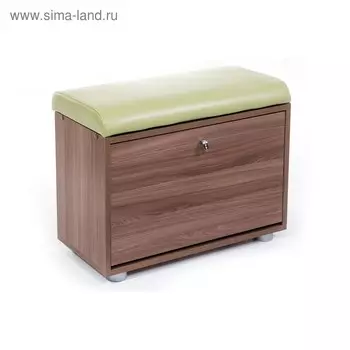Обувница МС 1(105), 620х300х460, Шимо темный/Зеленый