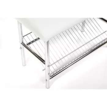 Обувница МС 4, 630х320х470, Металл/Милк Белый