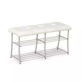 Обувница МС-7, 1020x350x500, Белое золото/Крем