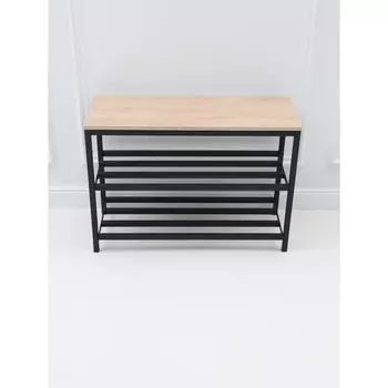 Обувница с сиденьем "ENERGY loft", 51х 75 х 30 см, дуб сантана