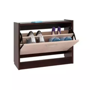 Обувница в прихожую «ТО-21», 600220451 мм, цвет венге/белёный дуб