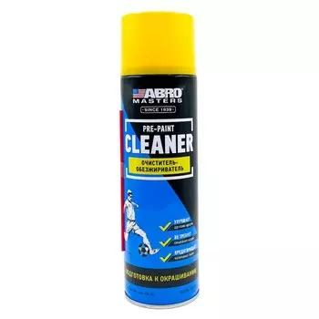 Очиститель-обезжириватель ABRO MASTERS, 540 мл