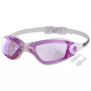 Очки для плавания ONLYTOP, беруши, цвета МИКС