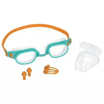 Очки для плавания с берушами, от 7 лет, 26034