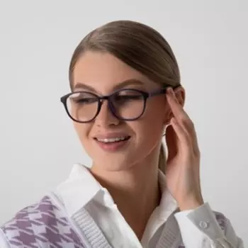 Очки корригирующие B 9505, цвет фиолетовый, +1