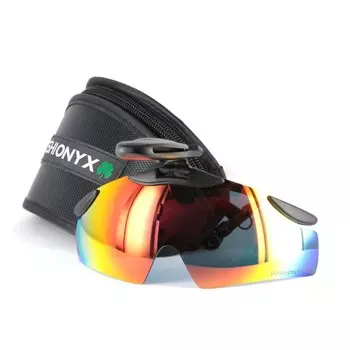 Очки поляризационные Yoshi Onyx, с креплением на бейсболку, оранжевые линзы