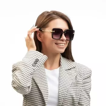 Очки солнцезащитные "OneSun", uv 400, дужка 13.5 см, ширина 14.3 см, линза 5.3 х 6 см