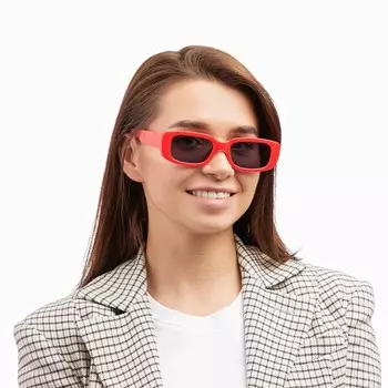 Очки солнцезащитные женские OneSun, uv 400, дужка 14 см, ширина 14.5 см, линза 46.5 см, красные