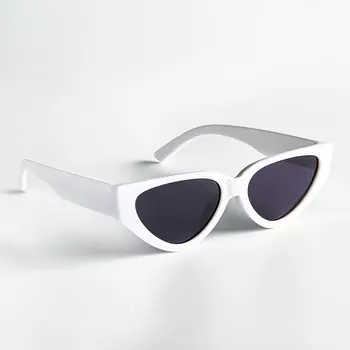 Очки солнцезащитные женские OneSun, uv 400, дужка 14 см, ширина 15 см, линза 4.26.5 см, белые