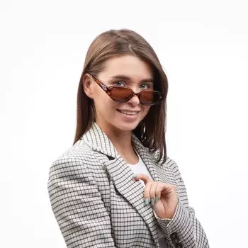 Очки солнцезащитные "OneSun", uv 400, дужка 14.5 см, ширина 14.5 см, линза 3.2 х 5 см