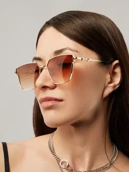 Очки солнцезащитные uv 400, дужка 13.8 см, ширина 12.8 см, линза 4.95.3 см