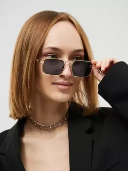 Очки солнцезащитные, uv 385, черная линза