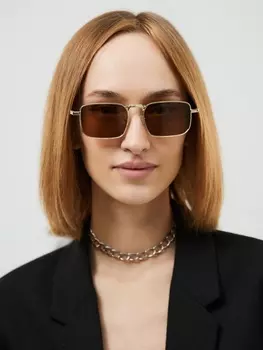 Очки солнцезащитные, uv 385, коричневая линза