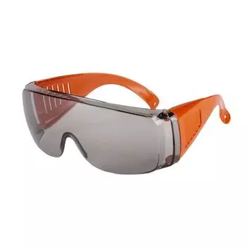 Очки защитные Amigo 74302, дымчатые, с оранжевыми дужками