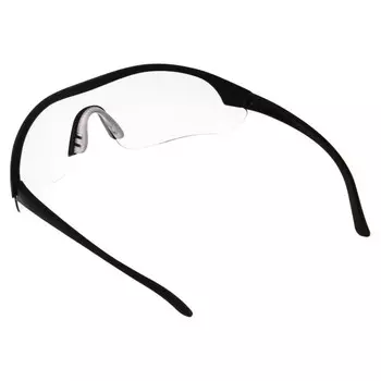 Очки защитные ЭНКОР 56610, с поликарбонатными линзами, прозрачные, черные дужки