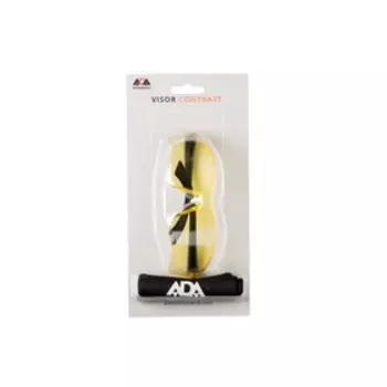 Очки защитные желтые ADA VISOR CONTRAST А00504, поликарбонат, защита от УФ 100%, чехол