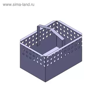 Корзина для сбора мусора к дождеприёмнику, 31 33 см, оцинкованная сталь