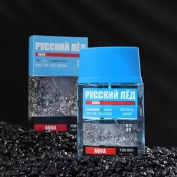 Одеколон мужской РУССКИЙ ЛЁД AQUA, 60 мл