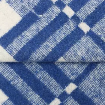 Одеяло байковое Экономь и Я "Клетка" цвет синий, 140х200 ±5см, 100% хлопок, 400г/м2