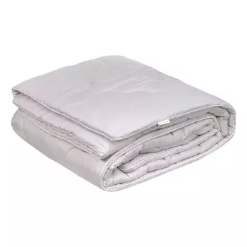 Одеяло демисезонное, размер 195х215 см, цвет серый