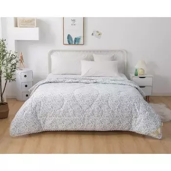 Одеяло Майя, размер 200х220 см, цвет голубой