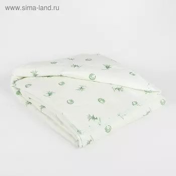 Одеяло облегчённое Адамас "Бамбук", размер 140х205 ± 5 см, 200гр/м2, чехол тик